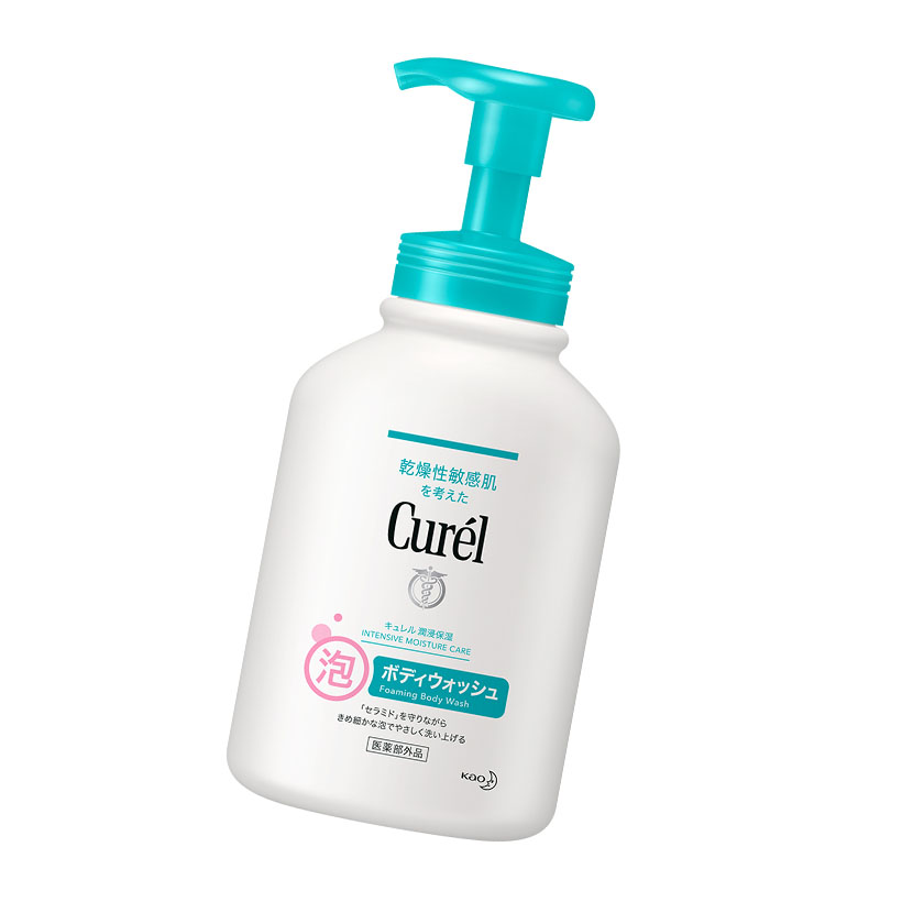 Sữa tắm toàn thân cấp ẩm chuyên sâu dạng bọt Curel 480 ml