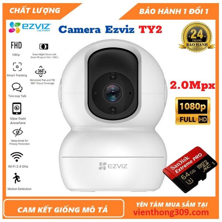 Camera không dây EZVIZ TY1 siêu nét chống ngược sáng - Hàng chính hãng- Giá tốt nhất