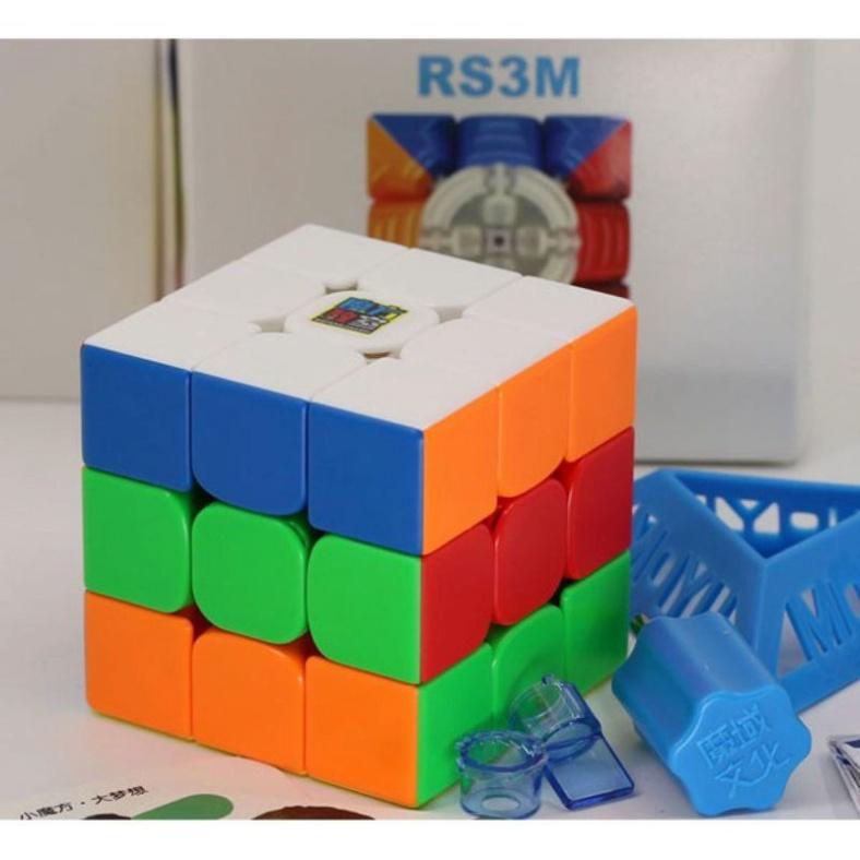 Rubik 3x3 RS3M 2020 MF3RS3 M Rubic Nam Châm 3 Tầng Stickerless MF3RS V3 M