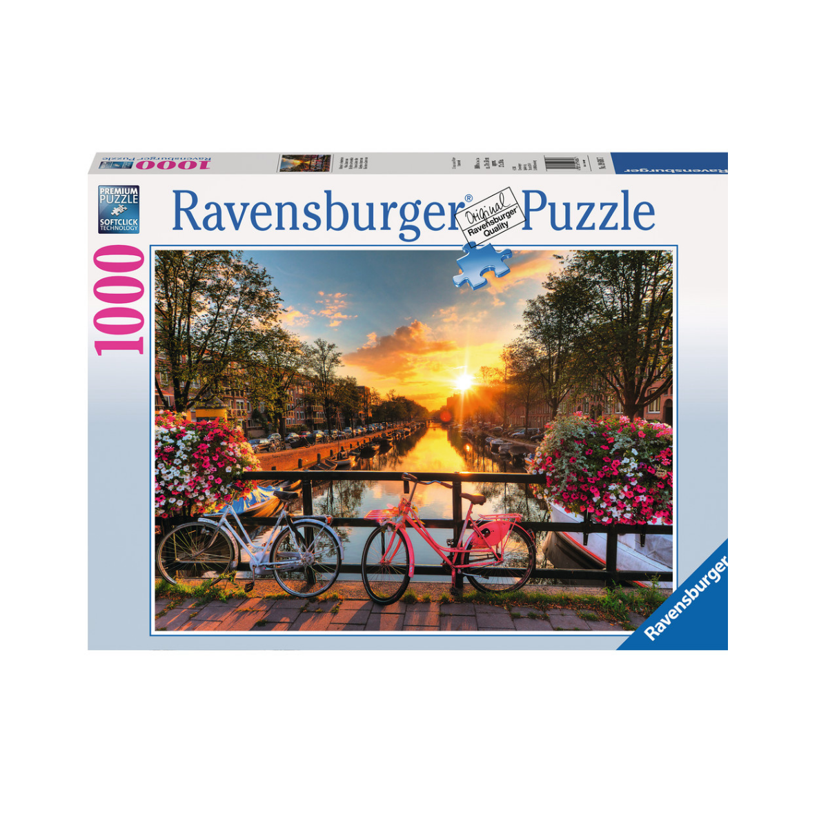Xếp hình puzzle Bicycles in Amsterdam 1000 mảnh RAVENSBURGER 196067