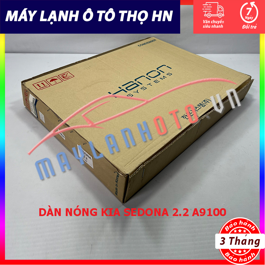 Dàn (giàn) nóng Kia Sedona 2.2 hàng xịn Hàn Quốc (hàng chính hãng nhập khẩu trực tiếp)