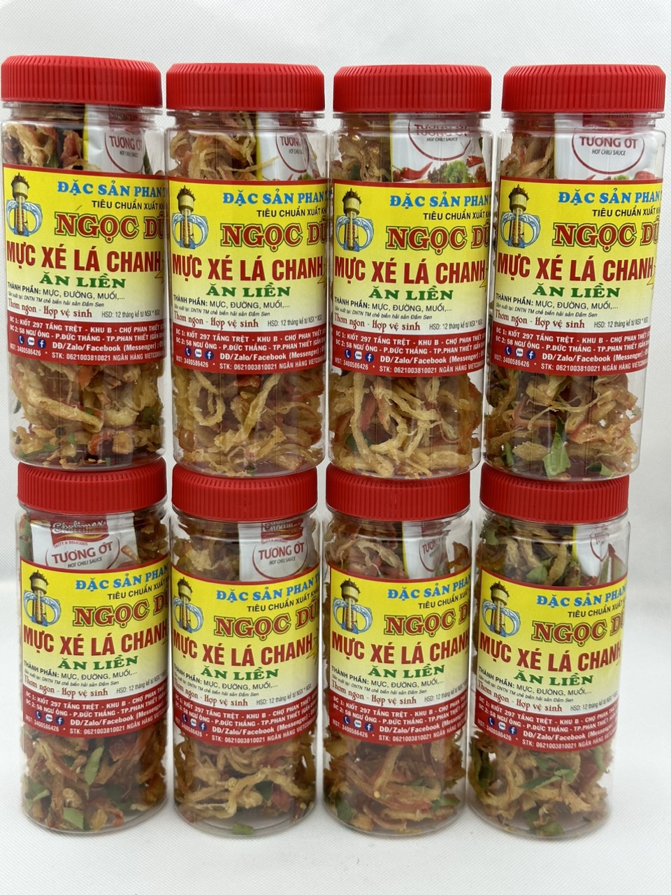 Mực xé lá chanh gói 500 gram đã chế biến ăn liền ngon ơi là ngon của shop Đặc Sản Biển Phan Thiết NGỌC DŨNG. Hạn sử dụng 12 tháng kể từ ngày đặt hàng