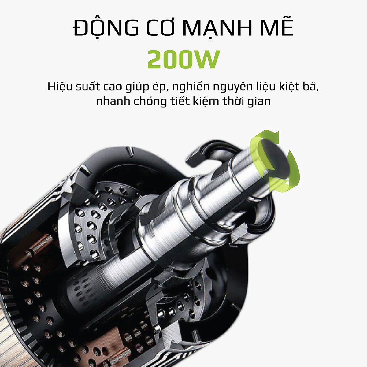 Máy Ép Chậm Olivo SJ210 [CHÍNH HÃNG] Làm Kem, Ép Rau Củ Quả, Ép Đậu Nành 3 Trong 1, Ép Kiệt Bã 99% Thiết Kế Đột Phá, Dễ Dàng Vệ Sinh