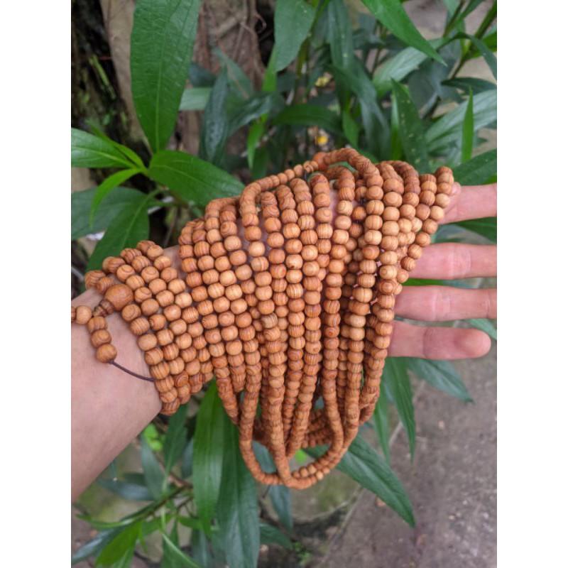 Vòng tay nữ 108 hạt nhỏ tròn 5ly gỗ ngọc am