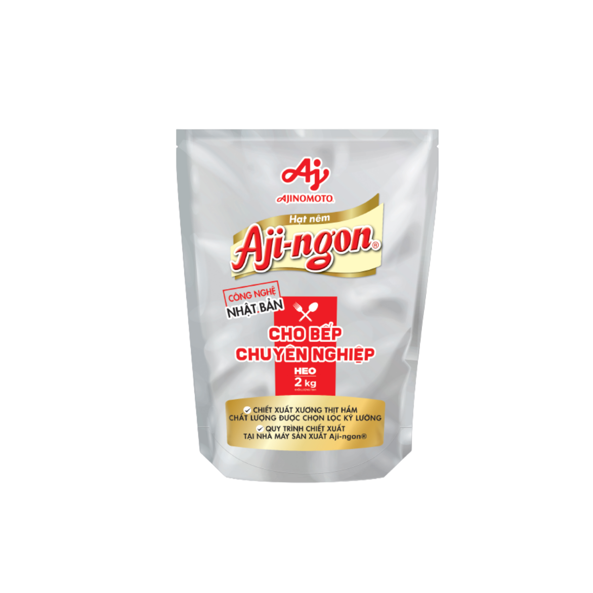 Gói Hạt Nêm Aji-ngon® Heo 2kg/Gói