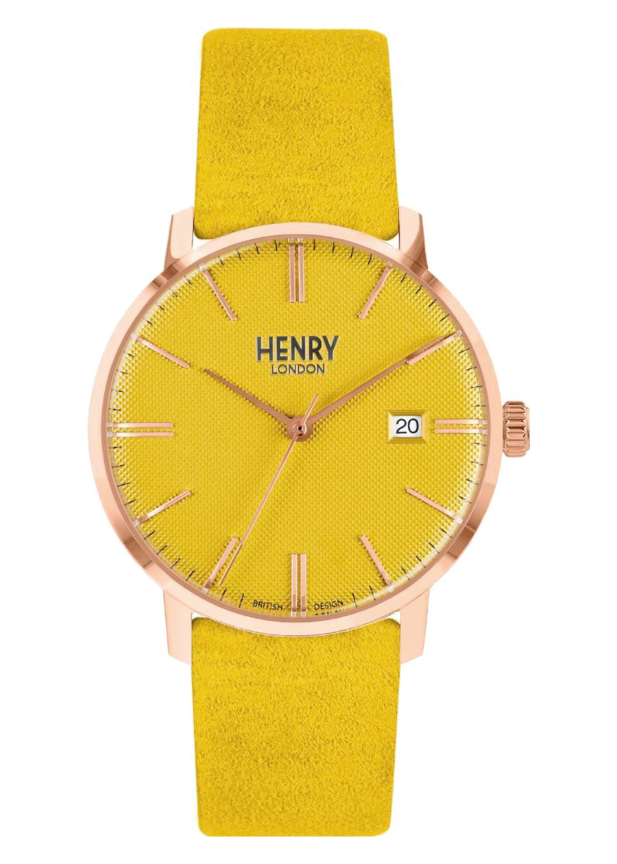 Đồng Hồ Unisex Henry London HL40-S-0364 - Dây Da