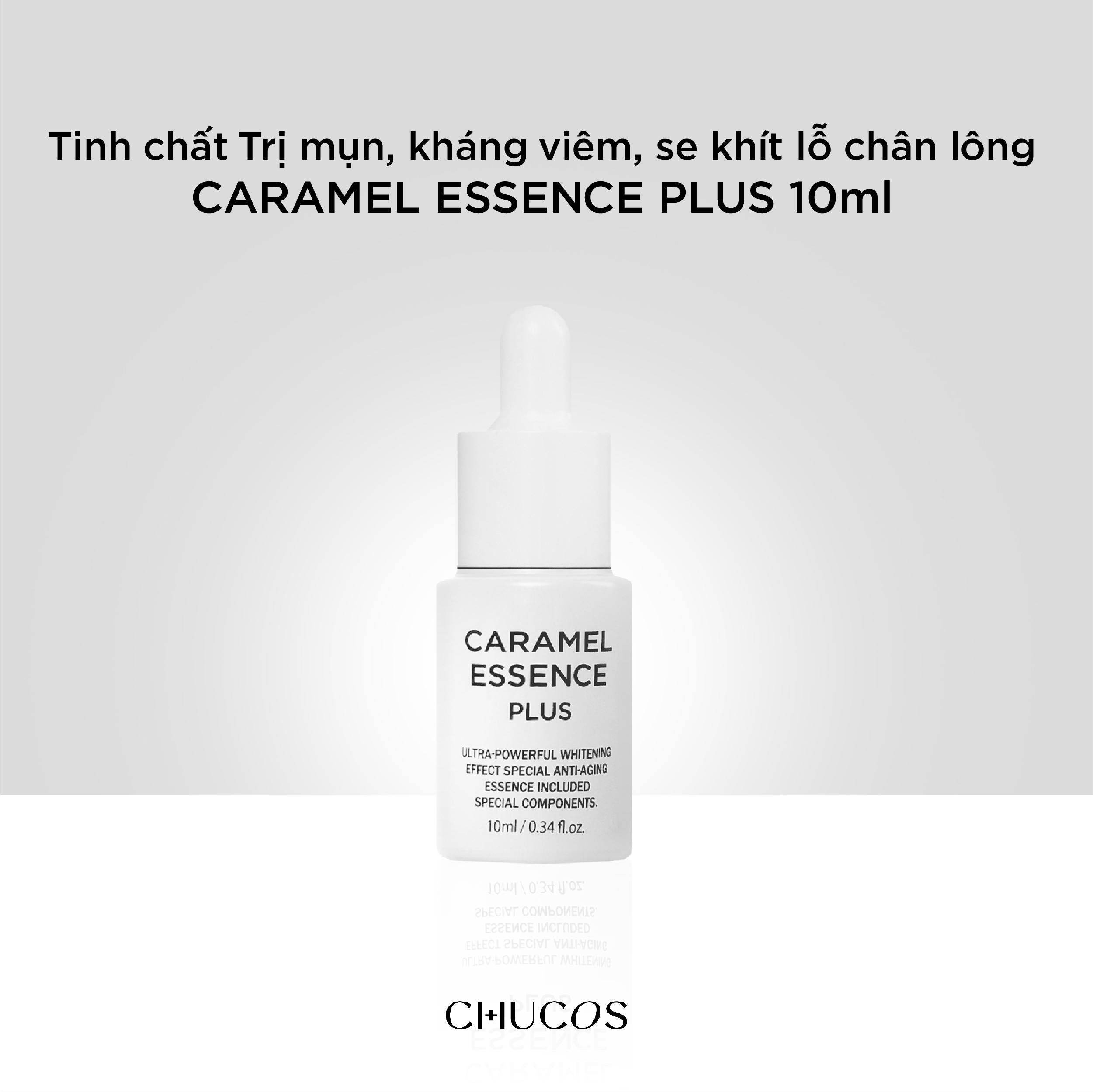 Tinh chất Hỗ Trợ Trị mụn, kháng viêm,se khít lỗ chân lông Caramel Essence Plus 10ml