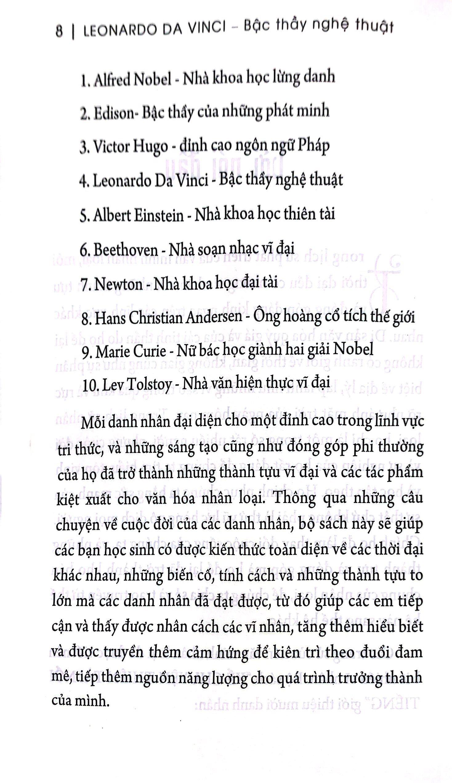 Kể Chuyện Thiên Tài Nổi Tiếng - Leonardo Da Vinci - Bậc Thầy Nghệ Thuật