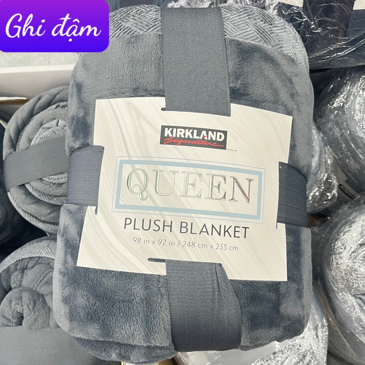 Chăn mền lông cừu KIRKLAND QUEEN Siêu Ấm Siêu Mềm Mượt