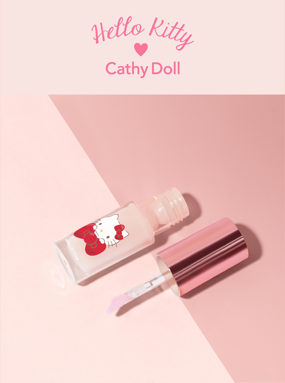 Son bóng Hello Kitty Cathy Doll Hello Lip Glow 4g