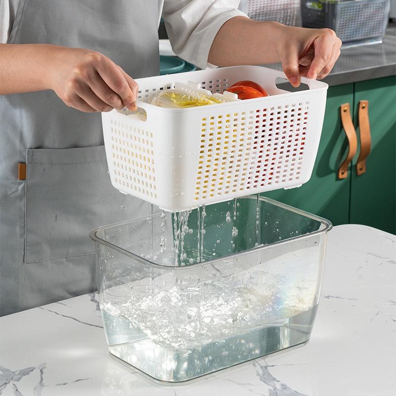 BỘ 2 HỘP THỰC PHẨM 2 LỚP HOKORI CAO CẤP, CHẤT LIỆU NHỰA ABS AN TOÀN CHO SỨC KHỎE, CÓ NẮP KÍN CÓ LỖ THOÁT KHÍ, VỚI 2 KÍCH CỠ KHÁC NHAU