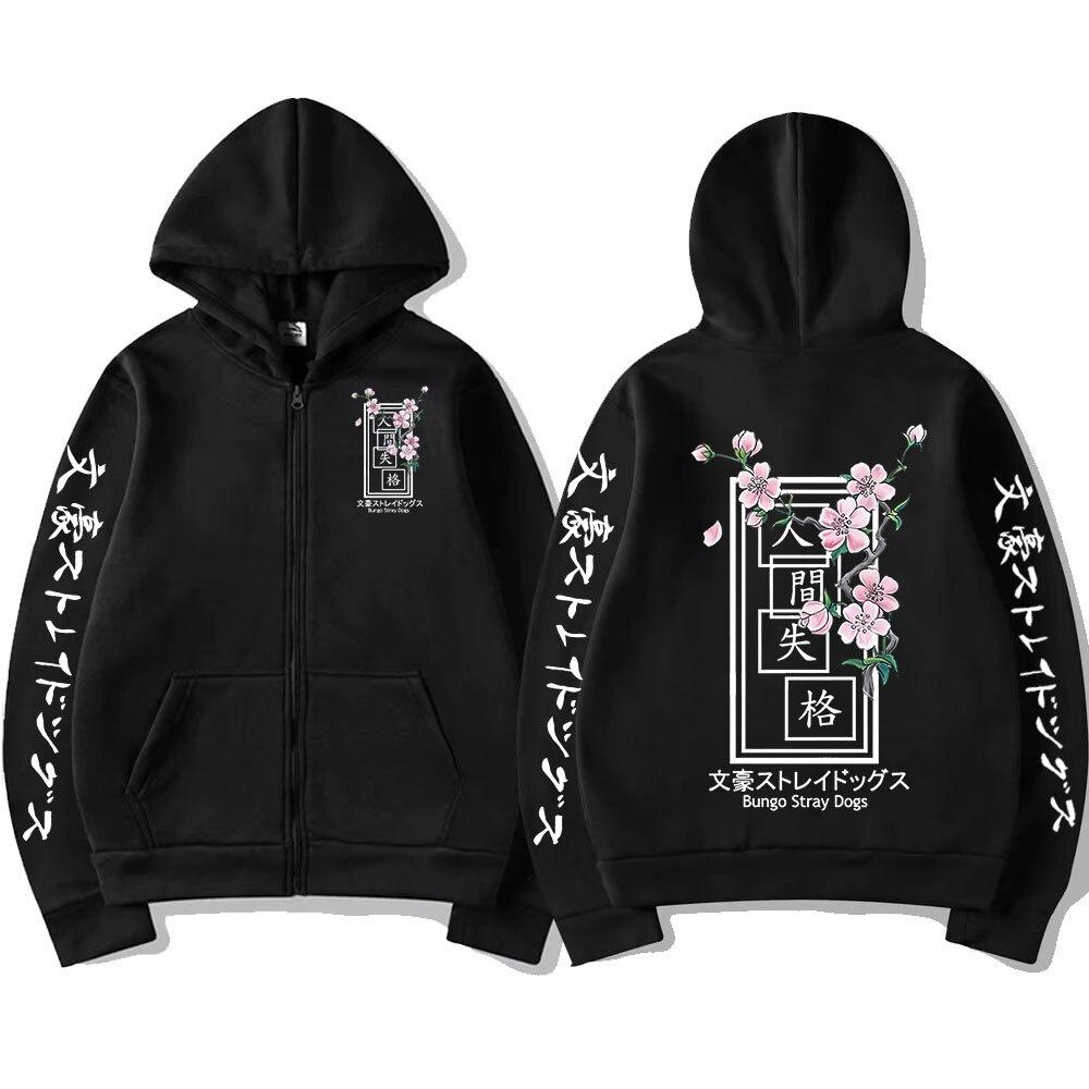 Áo Hoodie Anime Con chó Bungo Đi Lạc
