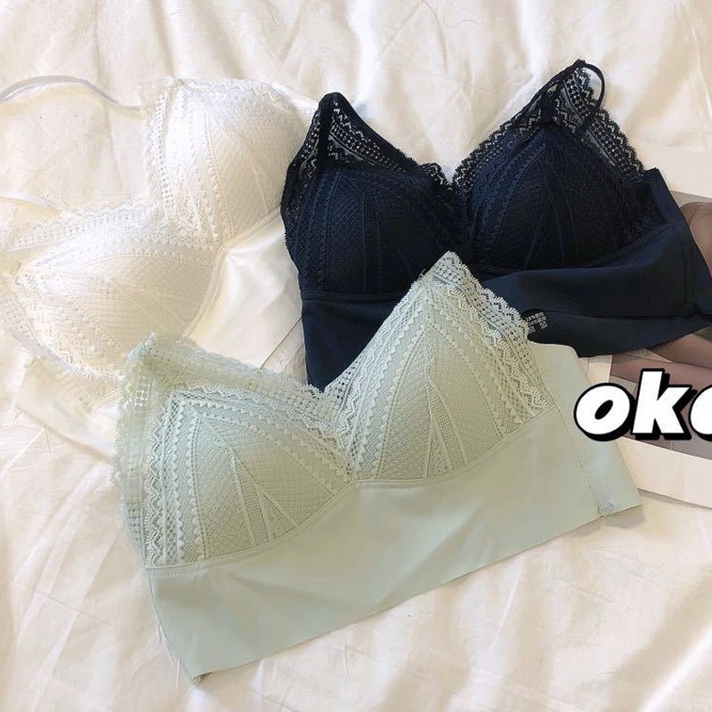 Bra dây ren mềm mại không gọng Lylylorem BR032