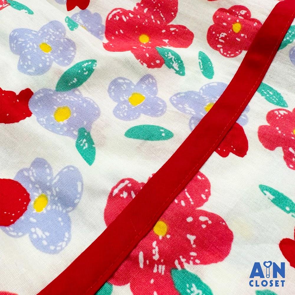 Đầm bé gái họa tiết Hoa Thủy Thủ đỏ cotton - AICDBG7KQKT5 - AIN Closet