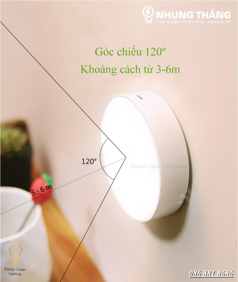 Đèn LED Cảm Biến Chuyển Động Thông Minh G11 - Dán Tường Dán Tủ Tháo Rời Di Động Pin Sạc Tích Điện Dễ Dàng - Có Video