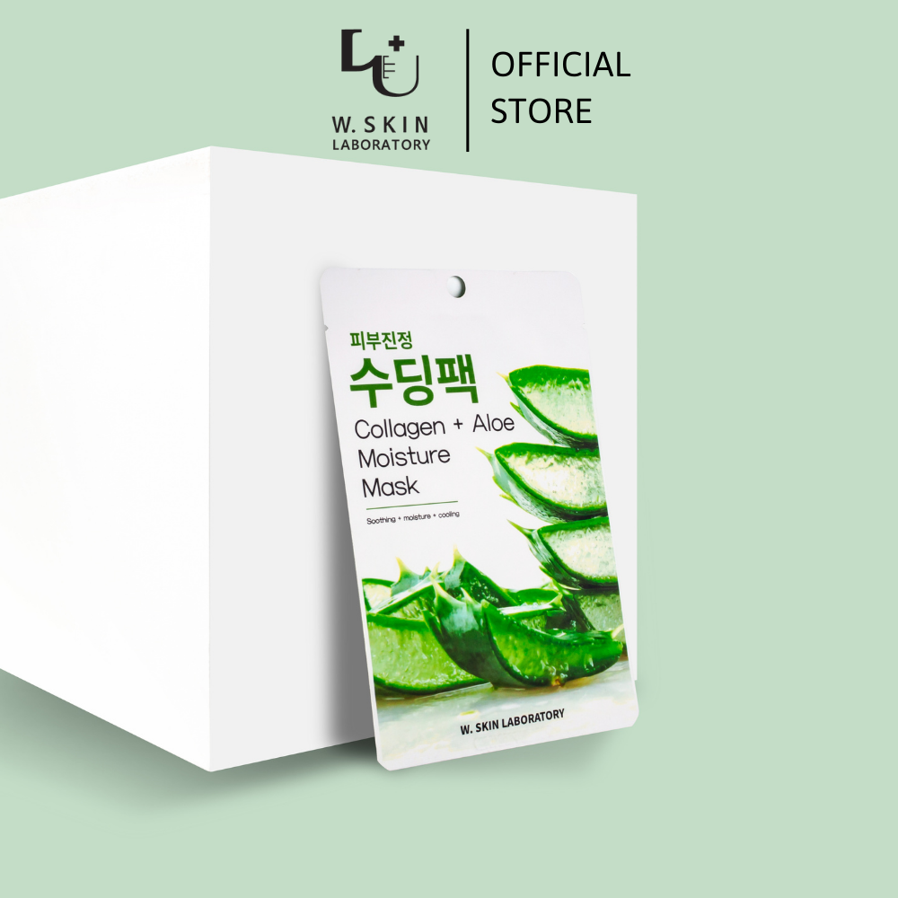 Mặt nạ làm dịu và tăng độ đàn hồi của da COLLAGEN + ALOE MOISTURE MASK 22ml/ 1 sheet