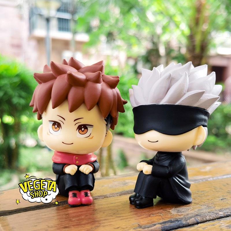 Mô hình Jujutsu Kaisen - Anime Chú thuật hồi chiến - Mô hình Yuji Itadori Satoru Gojo to nét đẹp cầm chắc tay - Cao 10cm