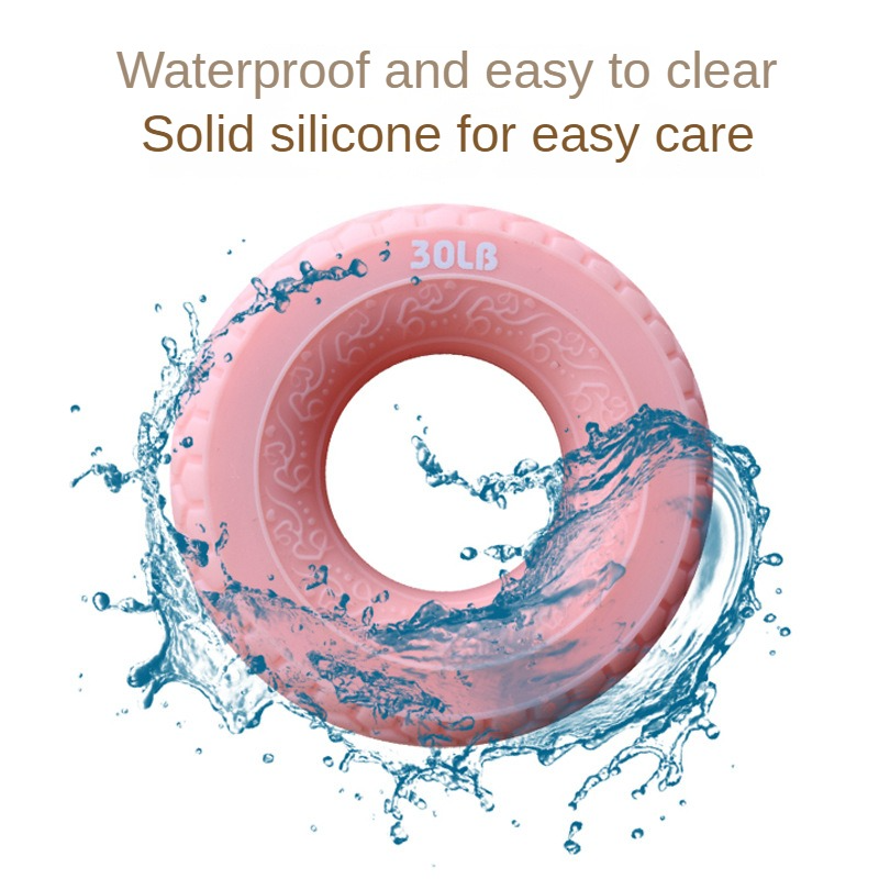 Sức mạnh phục hồi chức năng nắm tay nắm tay vòng silicon di động mở rộng tay chân ngón tay huấn luyện viên brip cress re Color: 30LB