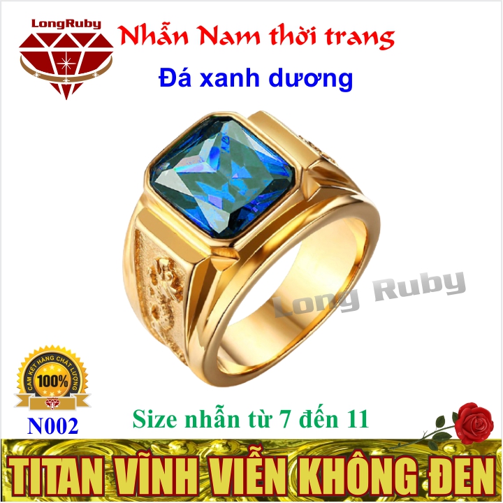 Nhẫn Phong Thủy Nam | Nhẫn Nam Phong Thủy Titan - N002A1