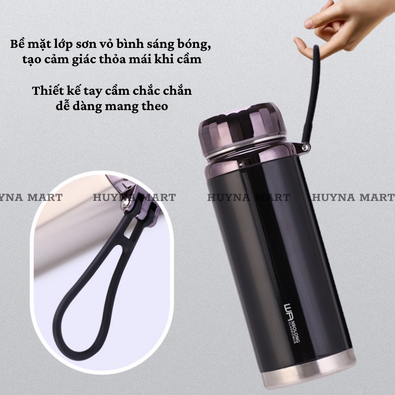 Bình Giữ Nhiệt Họa Tiết Kim Cương Dung Tích 1500 ml Cao Cấp