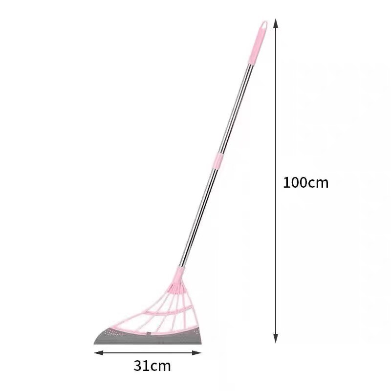 Chổi Quét Nhà Silicon, Quét Sàn Nước, Lau Kính Lắp Ghép Tiện Lợi