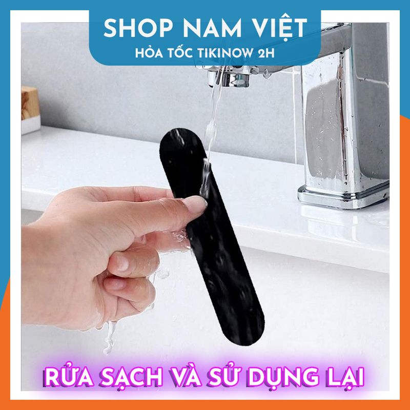 Set 4 Miếng Dán Thảm Silicon Siêu Dính, Tái Sử Dụng Nhiều Lần