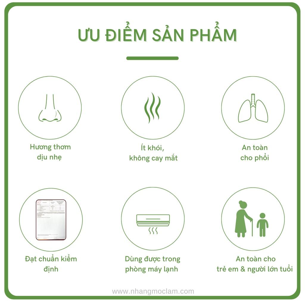 Nhang Sạch Đàn Hương 3000cây - 29cm - TIẾT KIỆM 78K - Nhang thiên nhiên MỘC LÂM