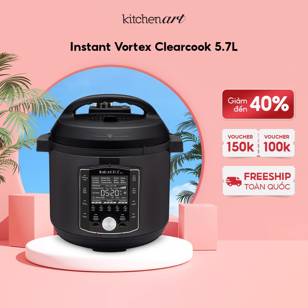 Nồi Áp Suất Điện Đa Năng INSTANT POT PRO 60 10in1 Dung Tích 5.7L, Bảo Hành 12 Tháng