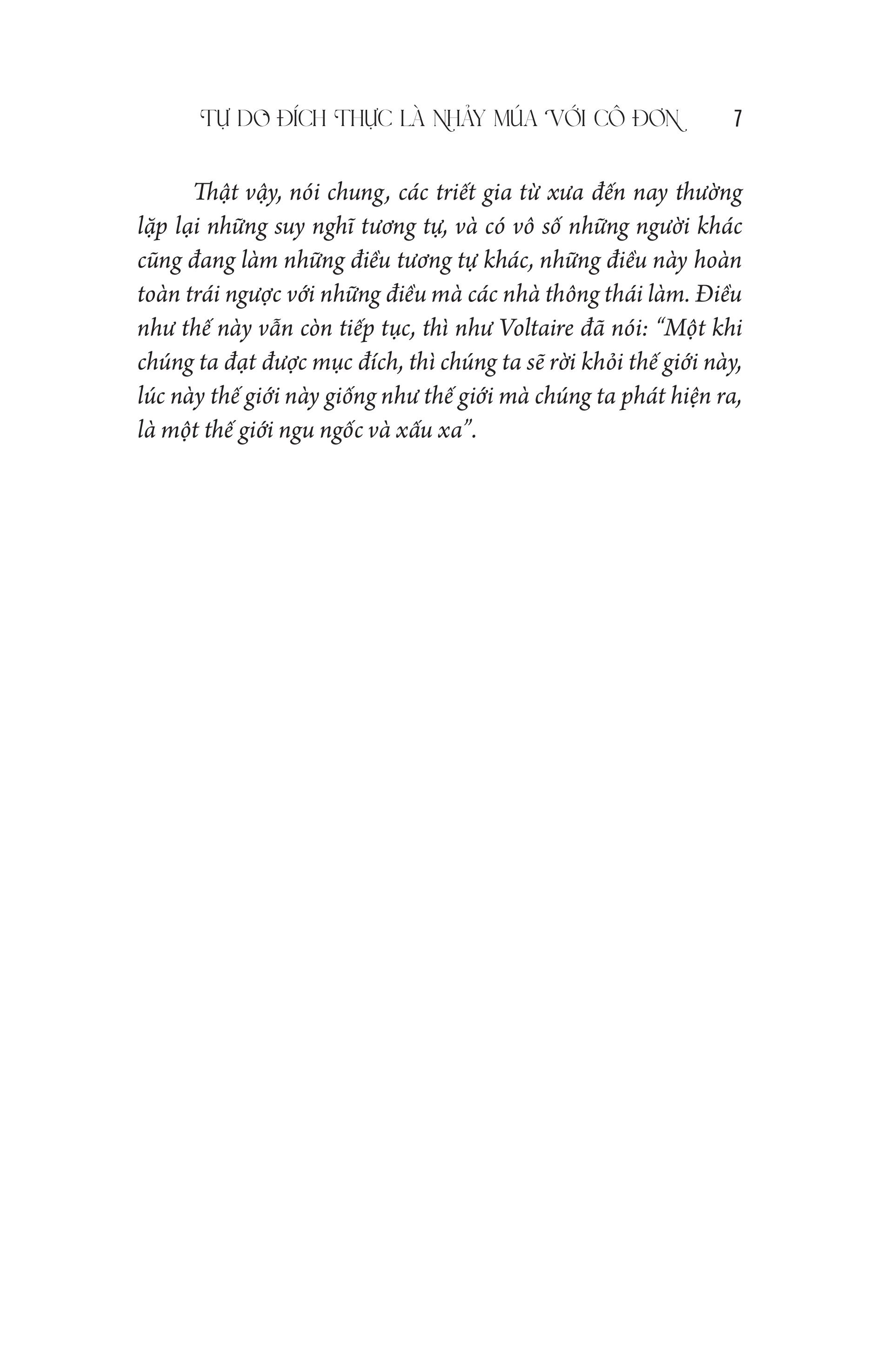 Sách - Tự Do Đích Thực Là Nhảy Múa Với Cô Đơn