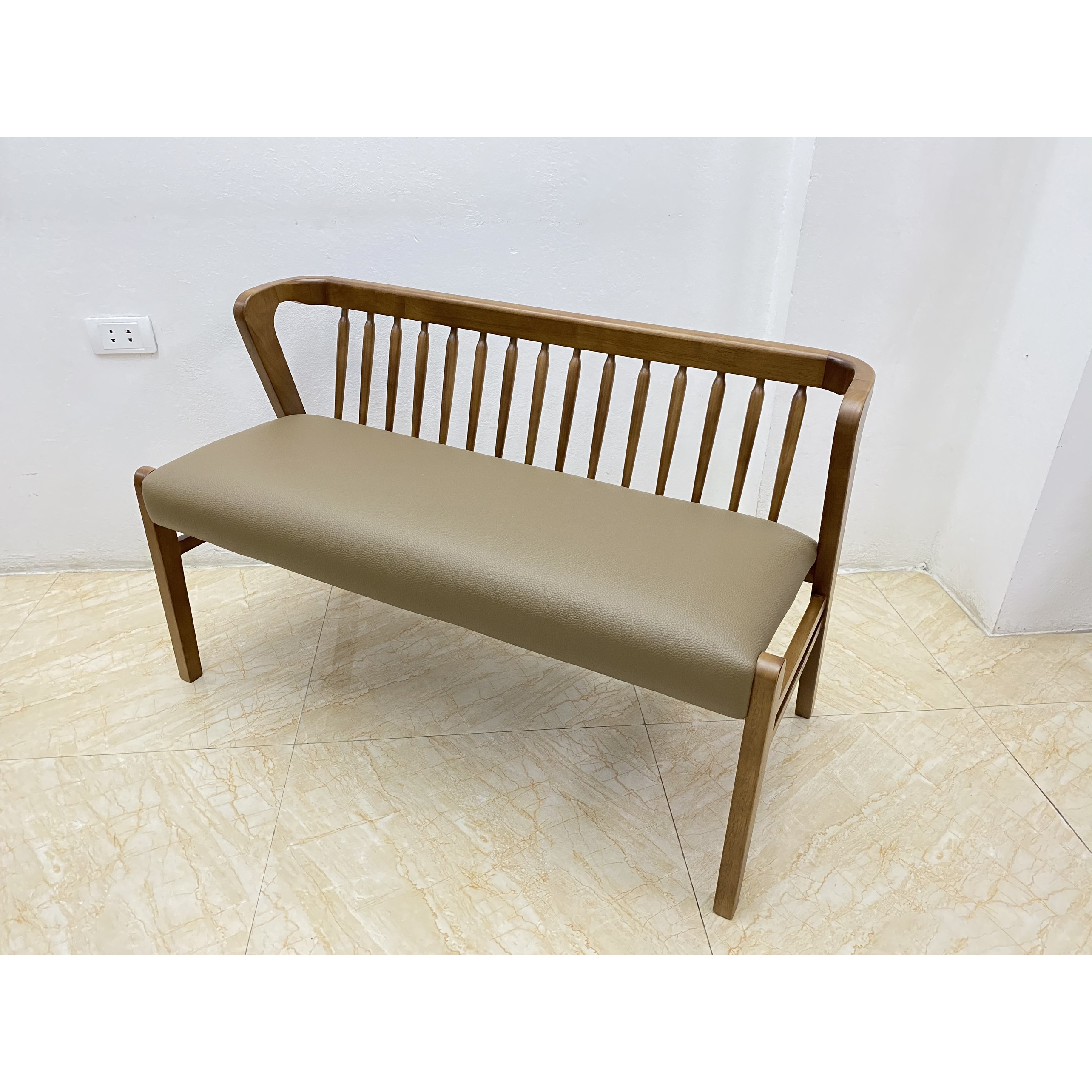 GHẾ BENCH MÙA THU WALNUT 1m4