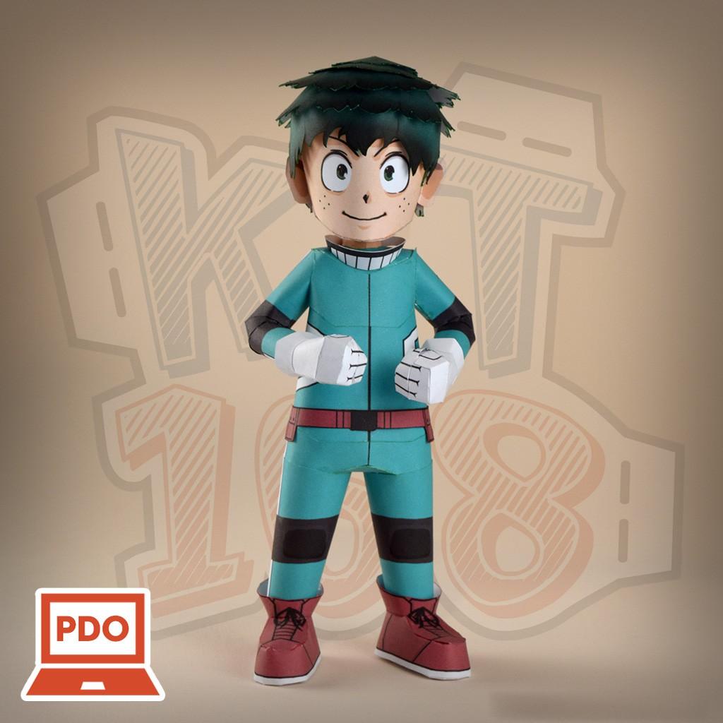 Mô hình giấy Anime Izuku Midoriya (Deku) ver 3 – My Hero Academia