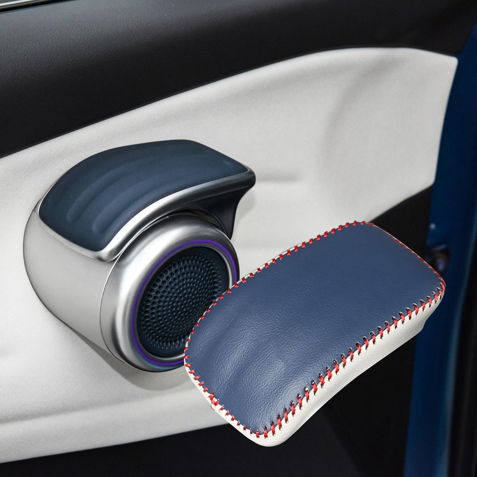 2Pcs Car Door Handle Protective Cover for Atto 3 Fittings Easy to Install PU Leather Scratch Resistant DIY Sleeve Interior Tool Protector