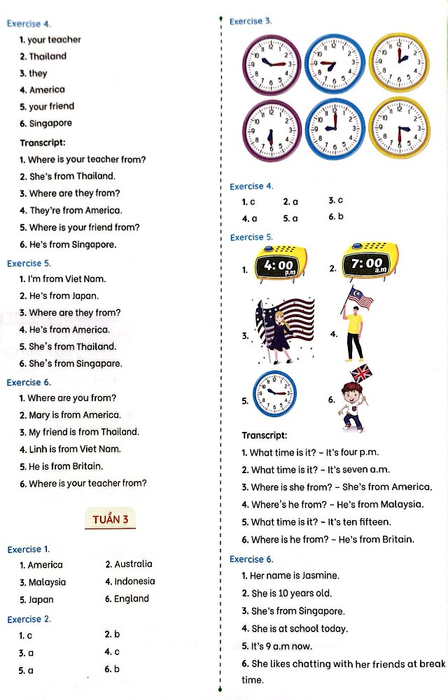 Phiếu Bài Tập Cuối Tuần Tiếng Anh 4 - Global Success (35 Tuần Học) - MEGA