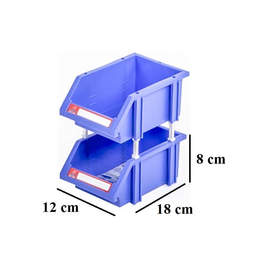 Combo 10 Cặp Kệ Dụng Cụ Nhỏ Duy Tân (12 x 18 x 8 cm) - Ke nhua dung oc vit, hang hoa, da nang, giup sap xep gon gang do dac