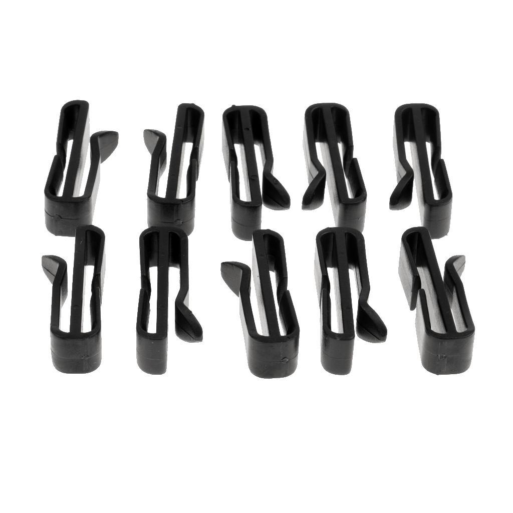 10Pcs Outdoor Molle Strap Backpack Bag Webbing Connecting Buckle Clip Fasten