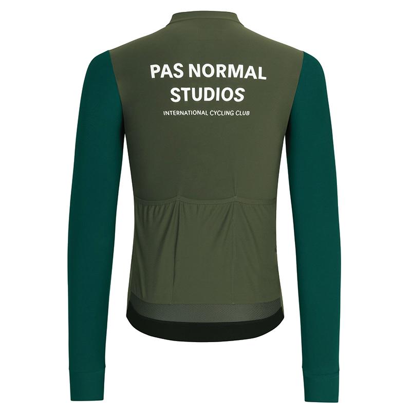 Áo Xe Đạp PNS Pro Dài Tay Áo Đi Xe Đạp Xuân Hè Mỏng Đường Khâu Xanh Dương-Xanh Lá MTB Áo Maillot Ciclismo Hombre Xe Đạp Quần Áo Xe Đạp Color: Brown Thin -No Logo Size: XS