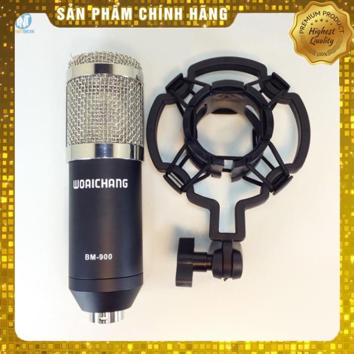 Combo Bộ mic thu âm BM900 và Sound Card V8 chuyên dụng hát livestream với đầy đủ chức năng chỉnh giọng âm thanh