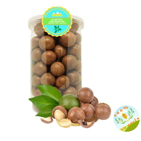 Đặc Sản Kon Tum - Hạt Mắc Ca (Maccadima) Tây Nguyên Sấy Khô Đóng Hộp 500Gr - Hộp 500G - OCOP 3 Sao