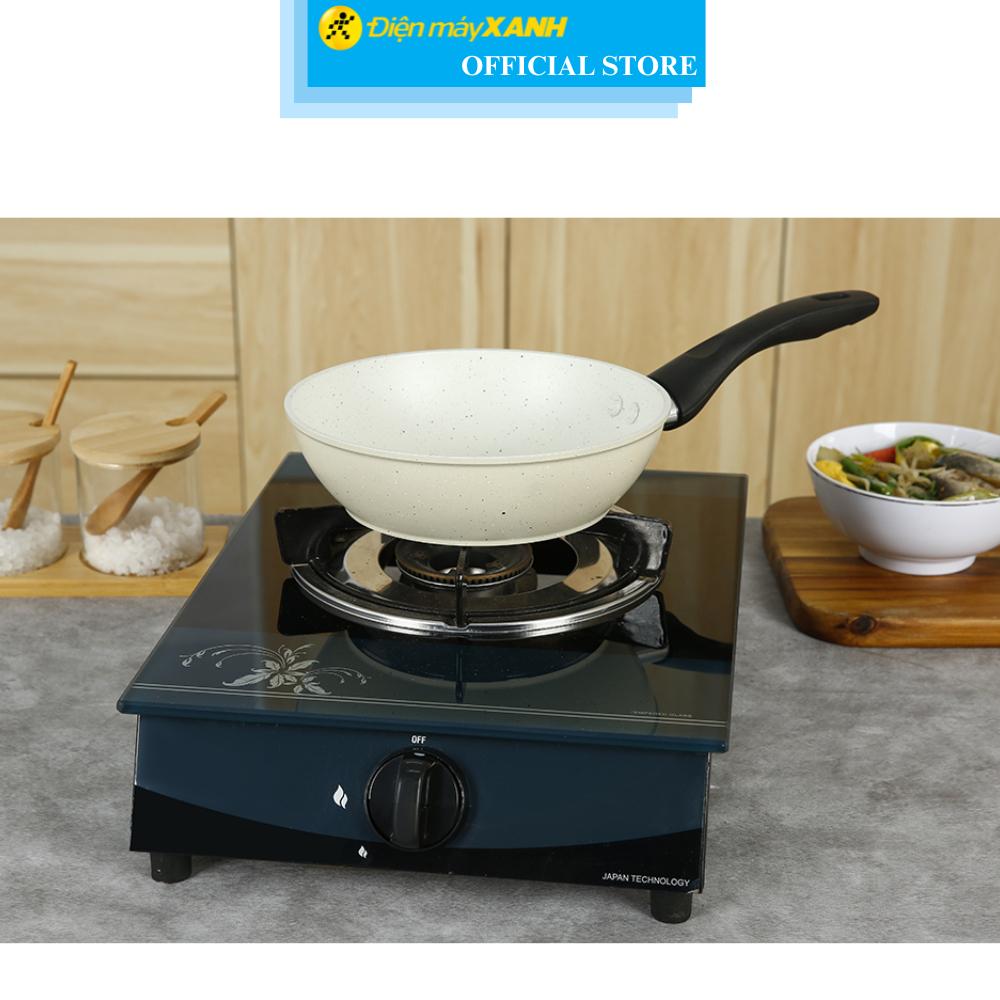 Chảo nhôm chống dính vân đá đáy từ 20 cm Green Cook GCP226-20IH