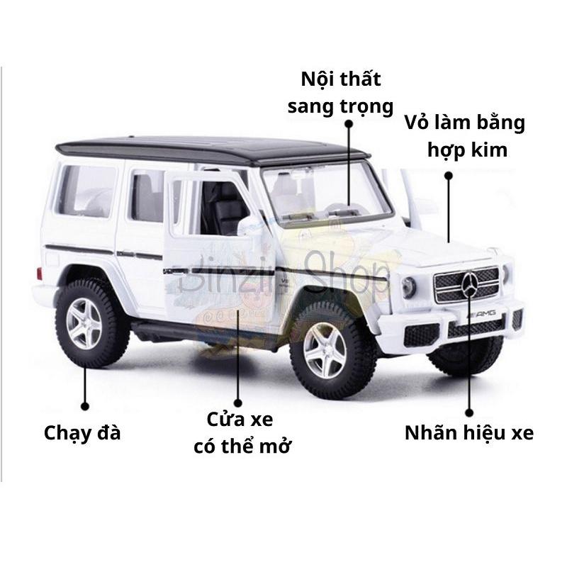 Mô hình xe Merc G63 AMG tỉ lệ 1:36