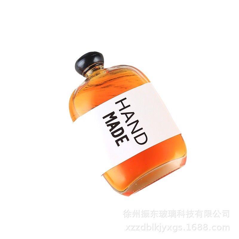 Chai dẹp bầu nắp đen các kích thước 250 350 500ml
