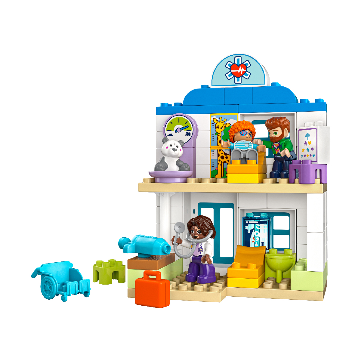 LEGO DUPLO 10449 Đồ Chơi Lắp Ráp Phòng Khám Bác Sĩ (65 Chi Tiết)