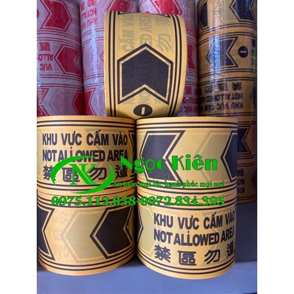 Cuộn dây rào cảnh báo, dây cảnh báo công trình 100 cuộn