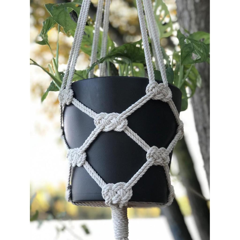 Dây treo chậu cây macrame