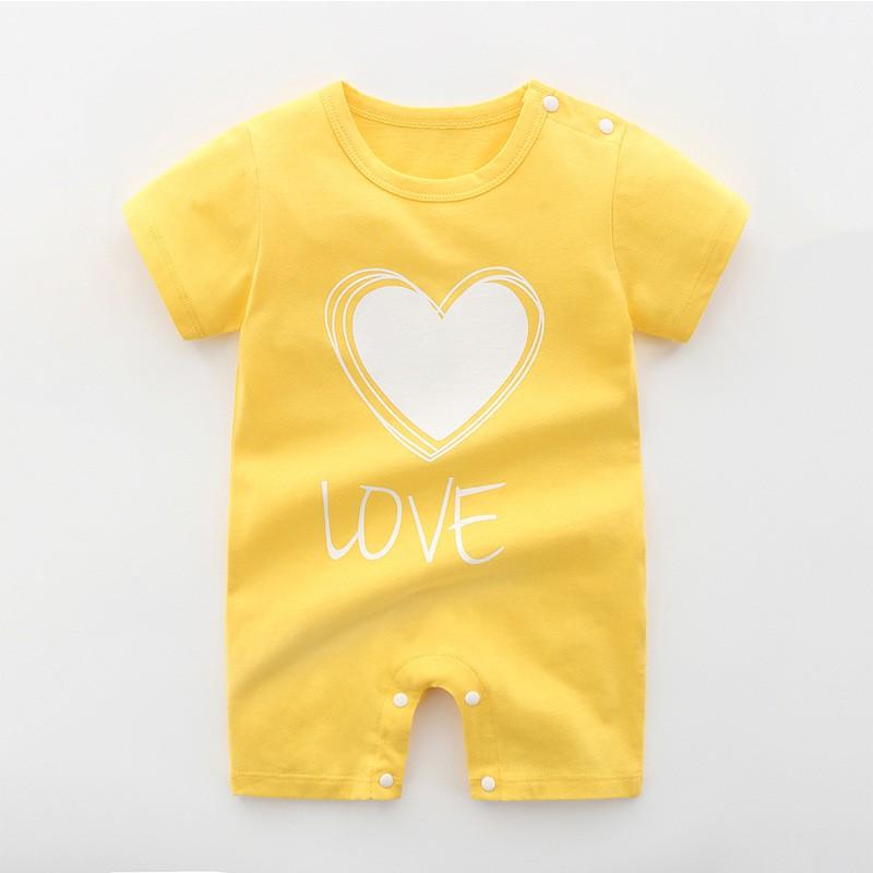 Bodysuit cho bé sơ sinh Hàng Quảng Châu Body đùi cotton cho bé trai bé gái