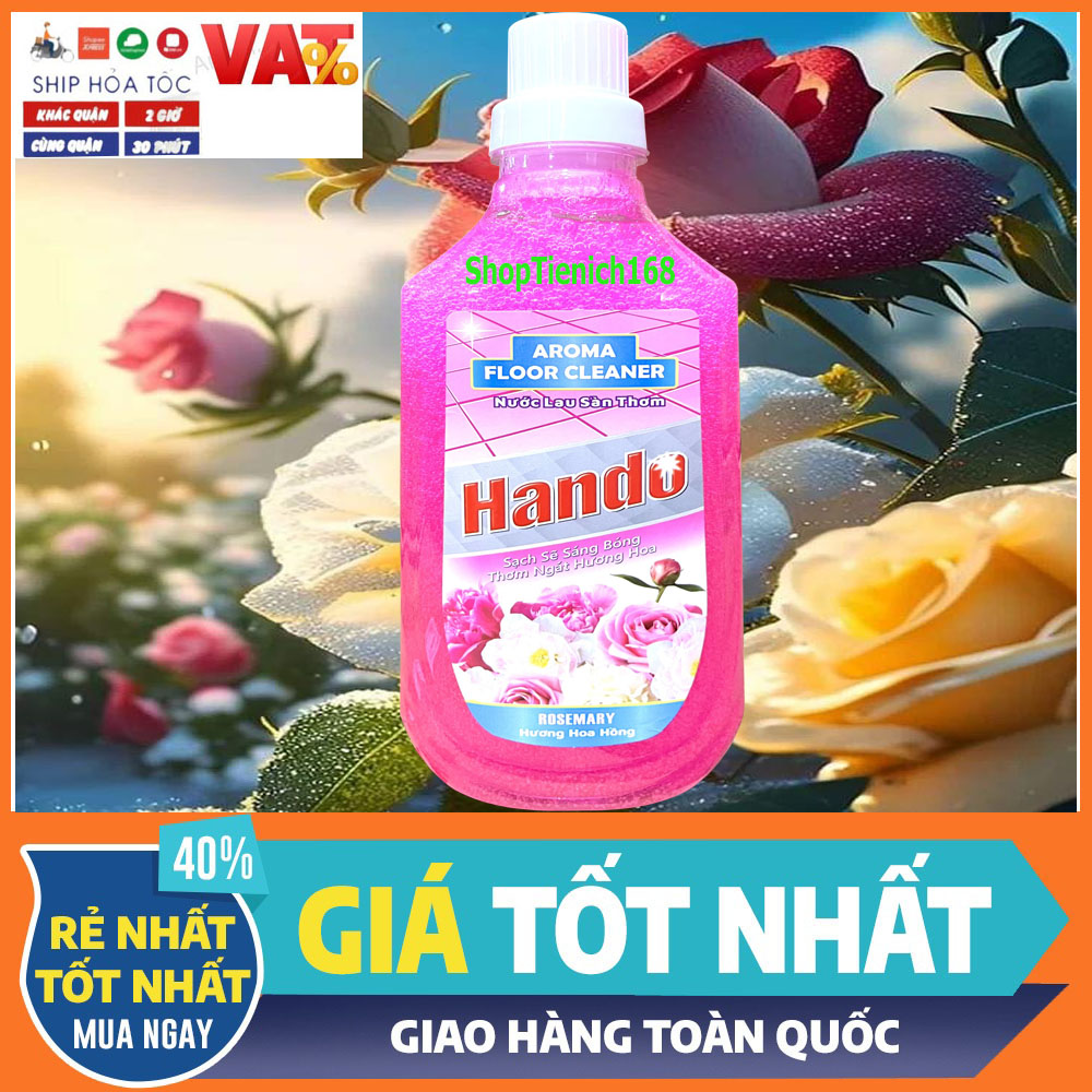 Nước thơm lau sàn nhà 1L Hando (hương quế)