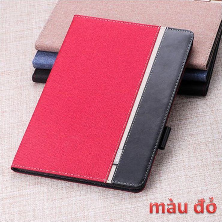 Bao da cho iPad mini 1/2/3/4/5 khay lưng TPU dẻo cao cấp phối vải canvas bền chắc