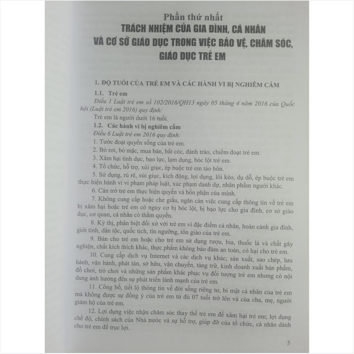 CẨM NANG CÔNG TÁC THAM VẤN HỌC ĐƯỜNG NHỮNG QUY ĐỊNH PHÁP LÝ VÀ BIỆN PHÁP, KỸ NĂNG PHÒNG NGỪA, XỬ LÝ VI PHẠM VỀ HÀNH VI BẠO LỰC, BÓC LỘT, XÂM HẠI TÌNH DỤC TRẺ EM, TỆ NẠN XÃ HỘI TRONG TRƯỜNG HỌC, GIA ĐÌNH, XÃ HỘI VÀ MÔI TRƯỜNG MẠNG