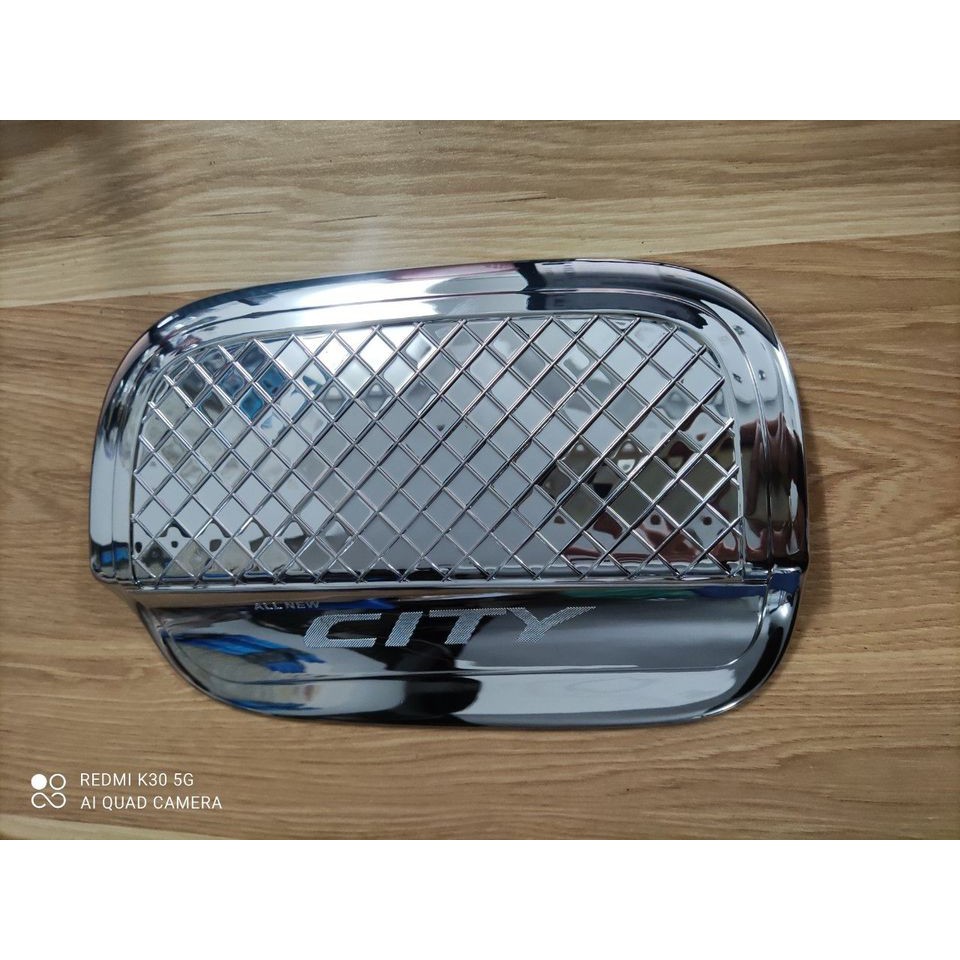 Ốp Nắp Bình Xăng xe Honda City 2021- 2022 Mạ Crom Cao Cấp