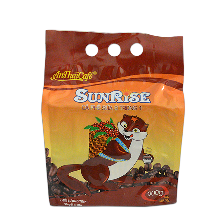 Cà phê sữa hòa tan 3in1 - AnTháiCafé Sunrise - Túi 50gói x 18g - Đặc biệt thơm ngon